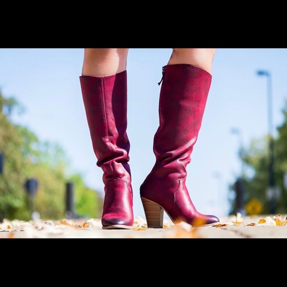 Red boots. In great condition. Worn once!